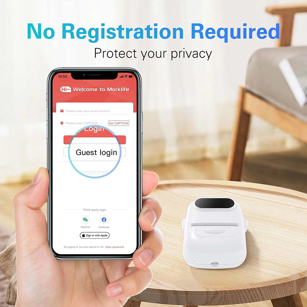 Mini Bluetooth Printer V58044