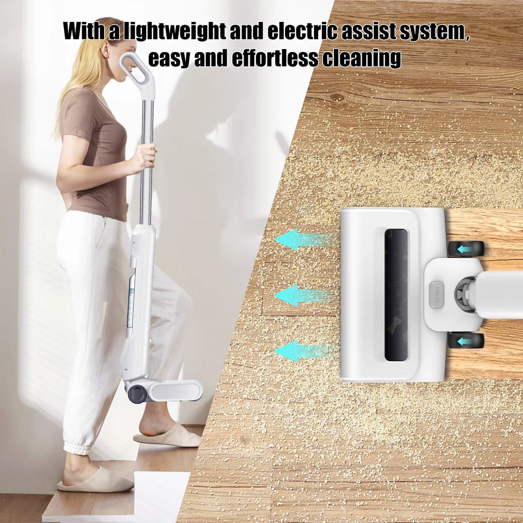 Wet Dry Cordless Vacuum and Mop with Self-Cleaning S595