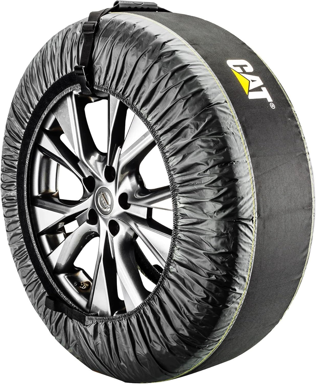 4 Piece Wheel Bags for Winter, Fits Tires 22 inches to 31 inches Black P189946