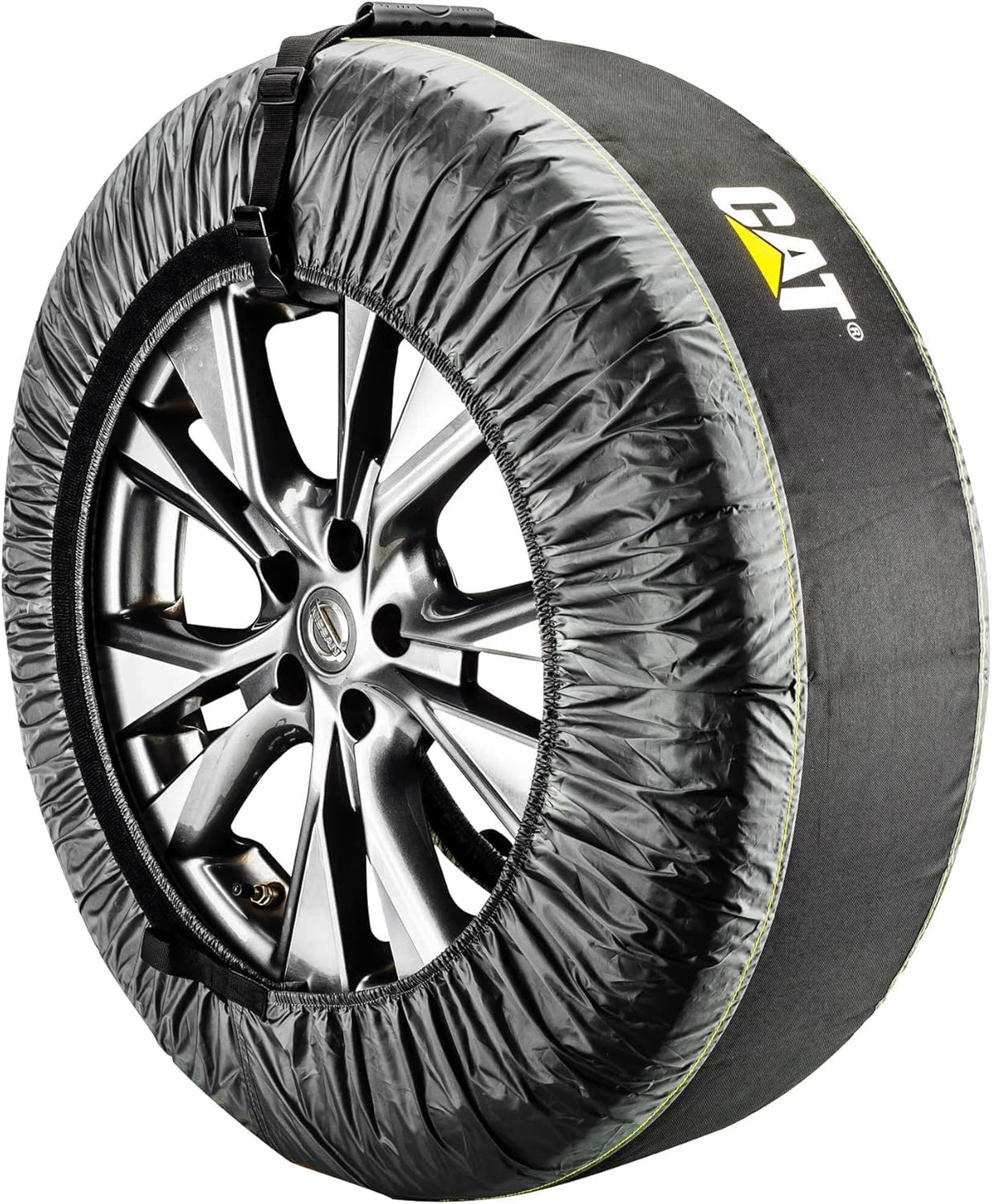 4 Piece Wheel Bags for Winter, Fits Tires 22 inches to 31 inches Black P189946