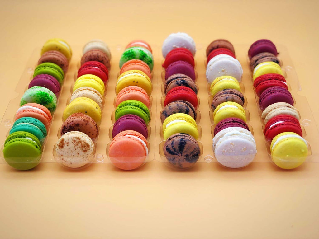 24 Pack Assorted Gluten Free French Macaron P2353