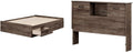 Full Mates Bed with Bookcase Headboard O2854