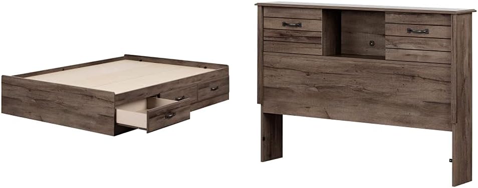 Full Mates Bed with Bookcase Headboard O2854