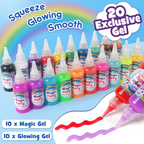 Glow in The Dark Water Gel Kit with Squishy Molds W7150