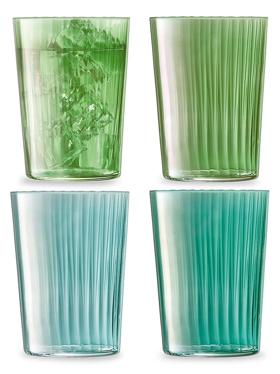 Jade Assorted Gems Tumbler Set of 4 560ml V55026