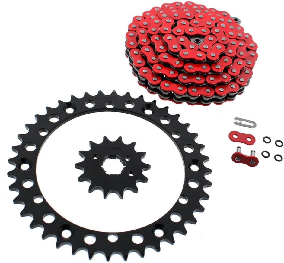 Red Chain & Black Sprocket 14/40 Pack of 2 F421032