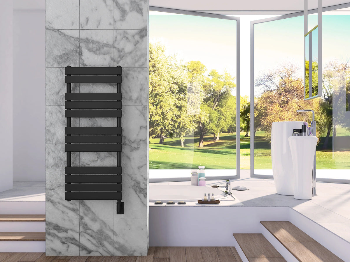Wall Mounted Electric Towel Warmer in Black A46574