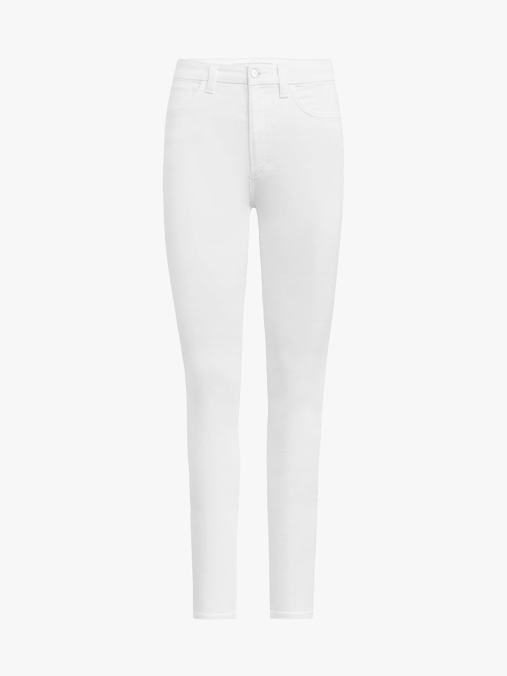 White High Rise Skinny Jeans L611