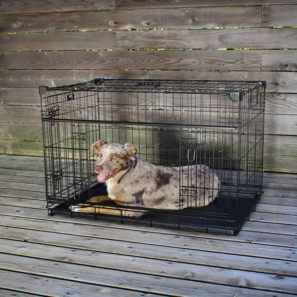 36 inch Sliding Double Door Wire Dog Crate P1592