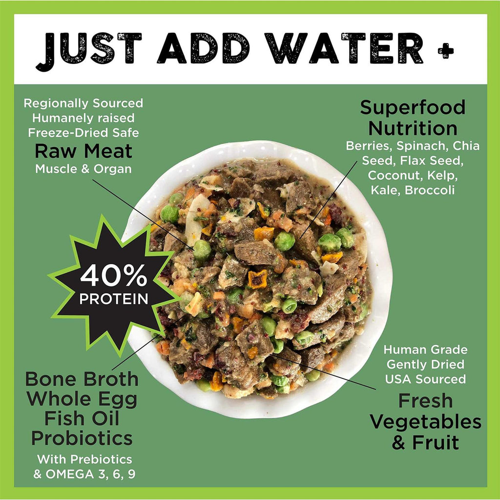 Freeze-Dried Raw Whole Food Meal Makes 18 Lbs Fresh Raw Food R9885