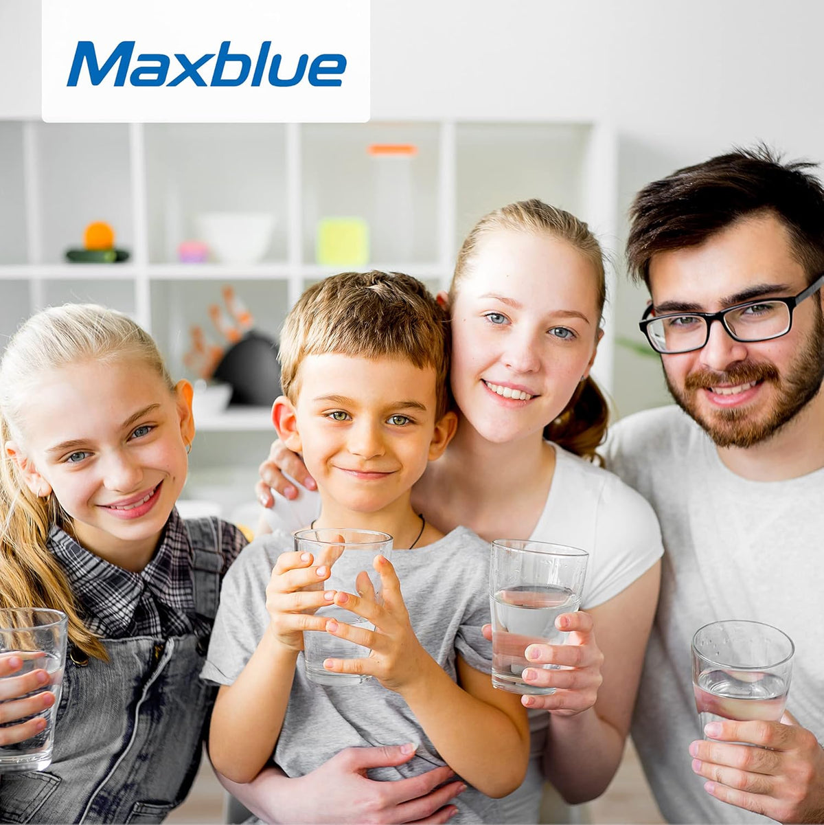 Under Sink Water Filter with Brushed Stainless Steel Faucet E5713