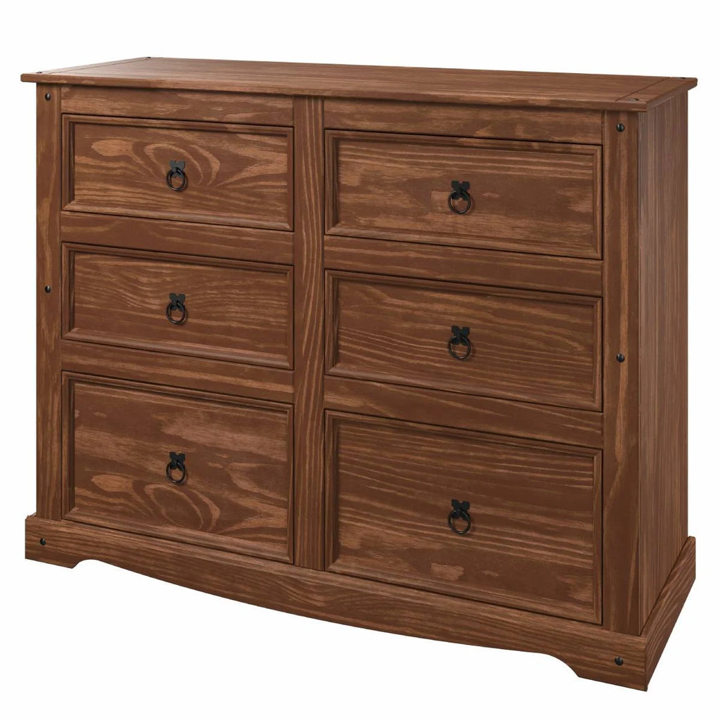 Wood Dresser 3+3 Drawers P410