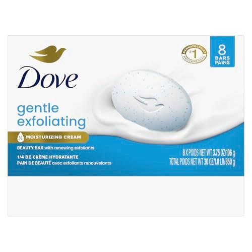 8 Bars Gentle Exfoliating Beauty Bar Soap 3.75 oz Z954549