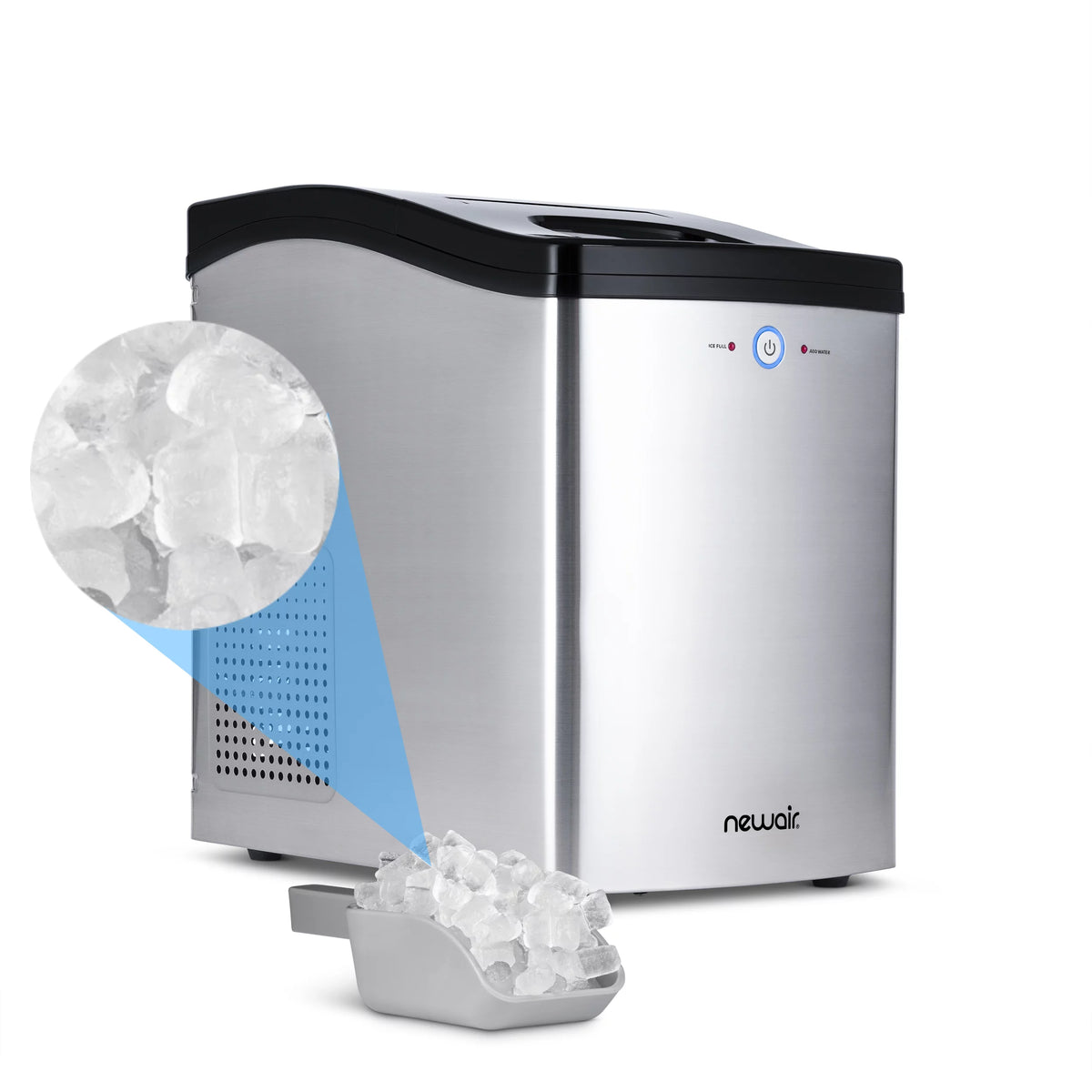 45lb. Nugget Countertop Ice Maker with Self-Cleaning Function P874577