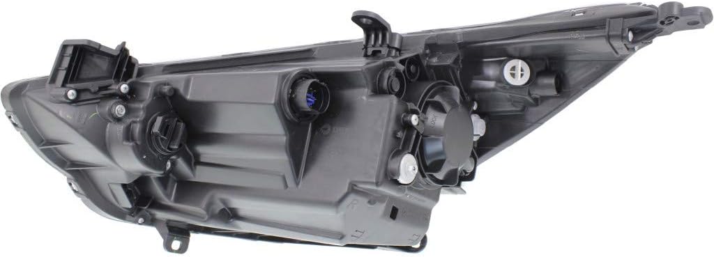 2015 2016 2017 Hyundai Accent Headlight Assembly Driver Side Black Housing Q3312