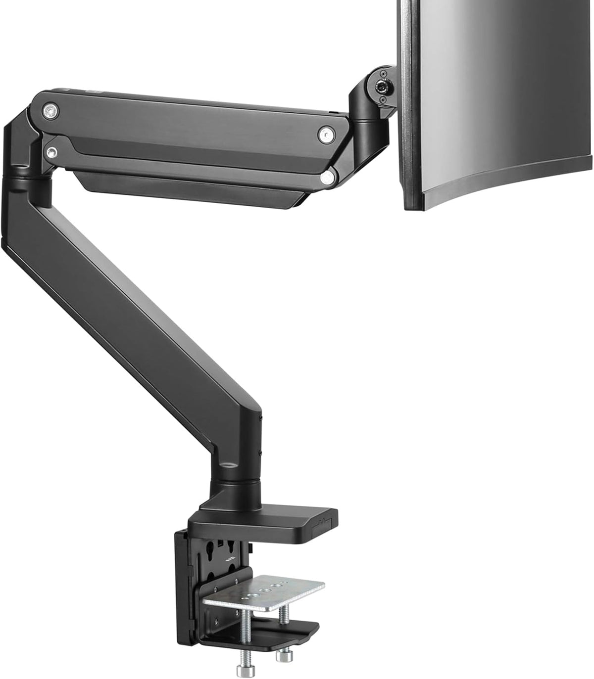 Single 13-43 Monitor Arm Desk Mount Black VESA O2794