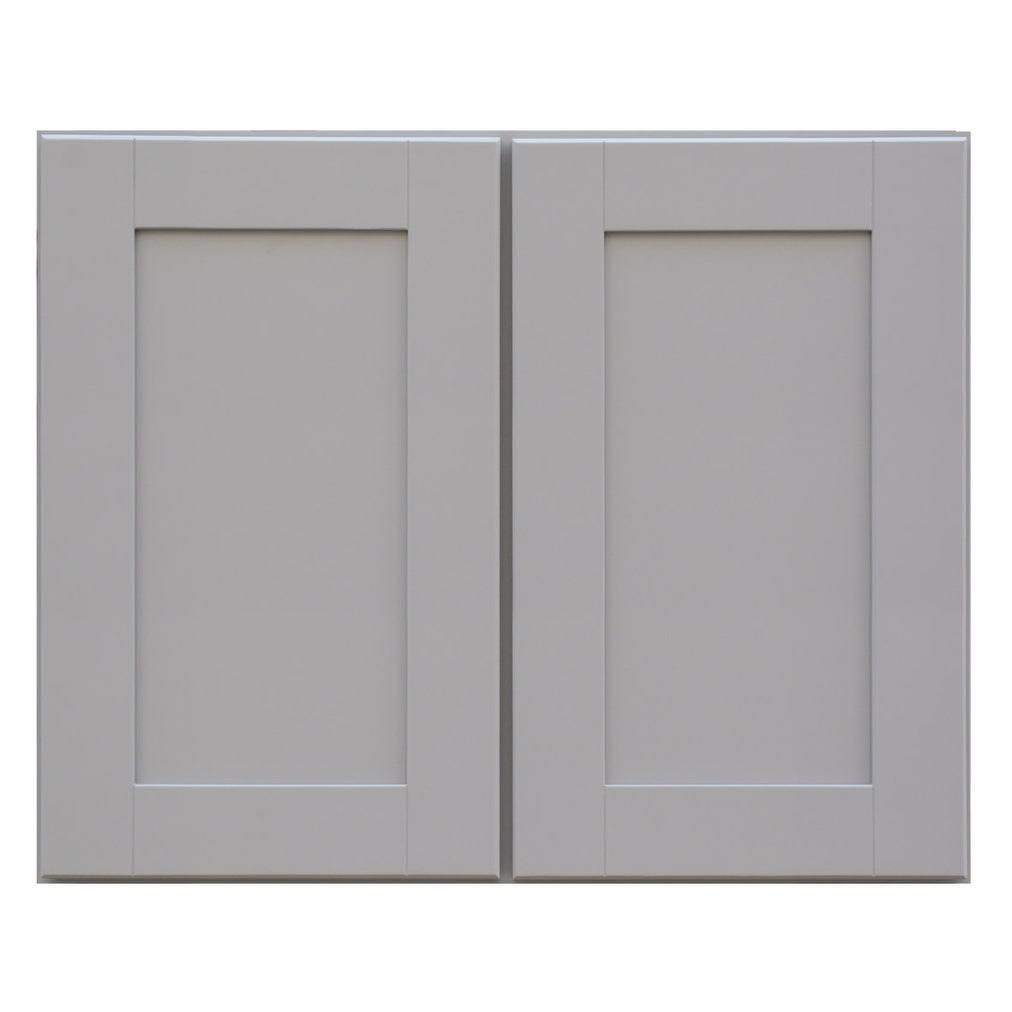 Double Door Wall Cabinet Dove Gray K225