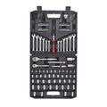 137 PC Metric & SAE Tool Set with Hex Keys, Wrenches, Ratchet Bit Driver, Sockets K738