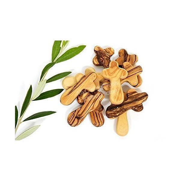 Medium Pocket Olive Wood Cross U8214