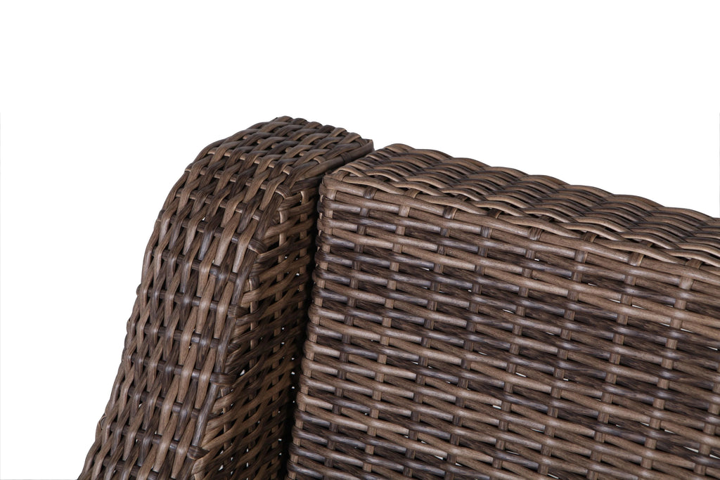 4-Piece Outdoor Conversation Set Brown F91480