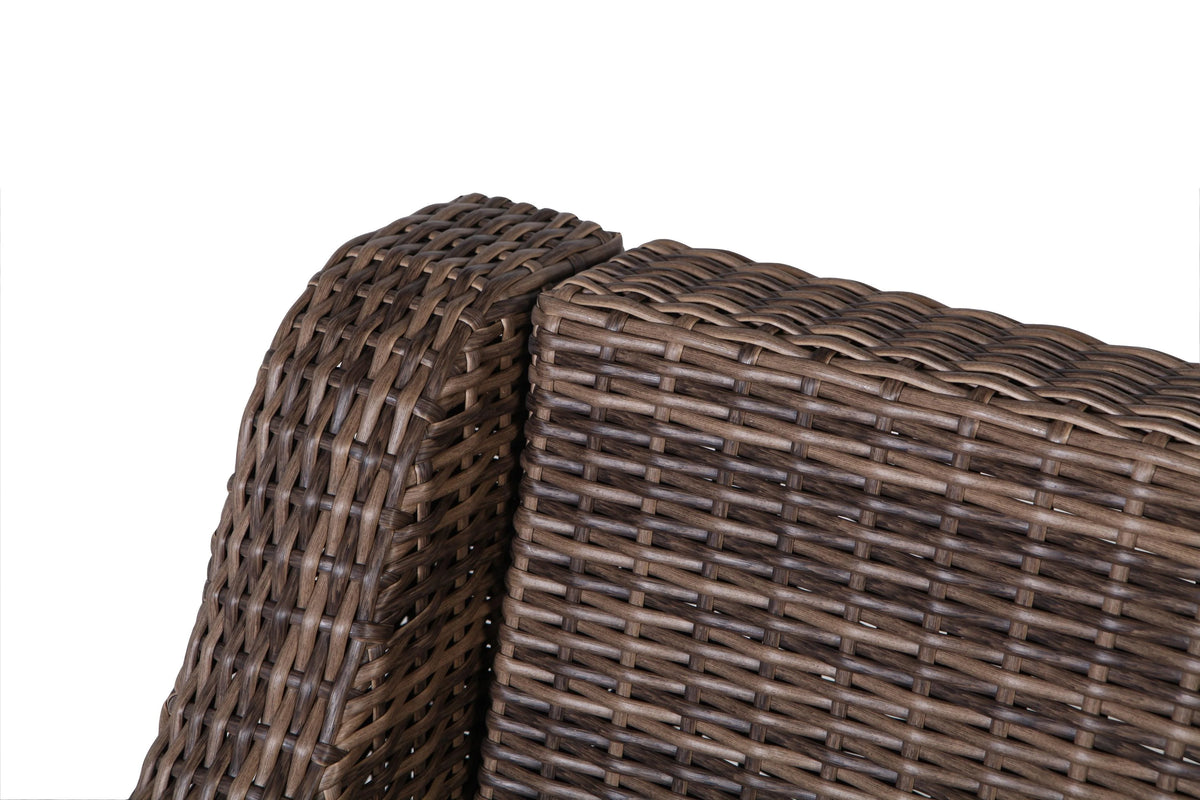 4-Piece Outdoor Conversation Set Brown F91480
