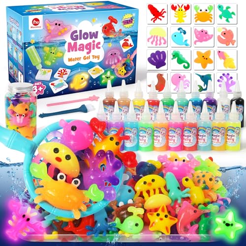 Glow in The Dark Water Gel Kit with Squishy Molds W7150