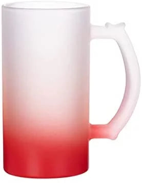 2 Pieces Frosted Glass 16 oz Mug E20489