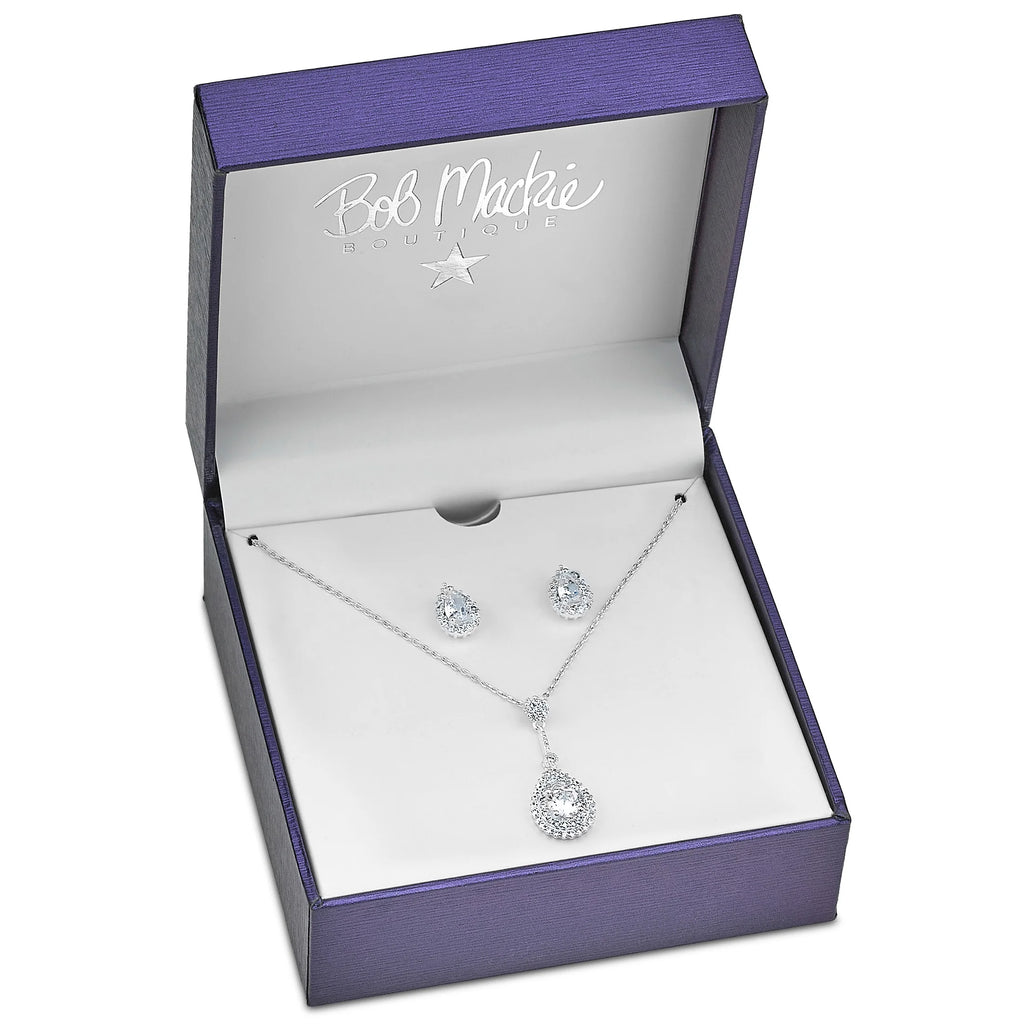 Teardrop Pendant and Matching Earring Set C3987