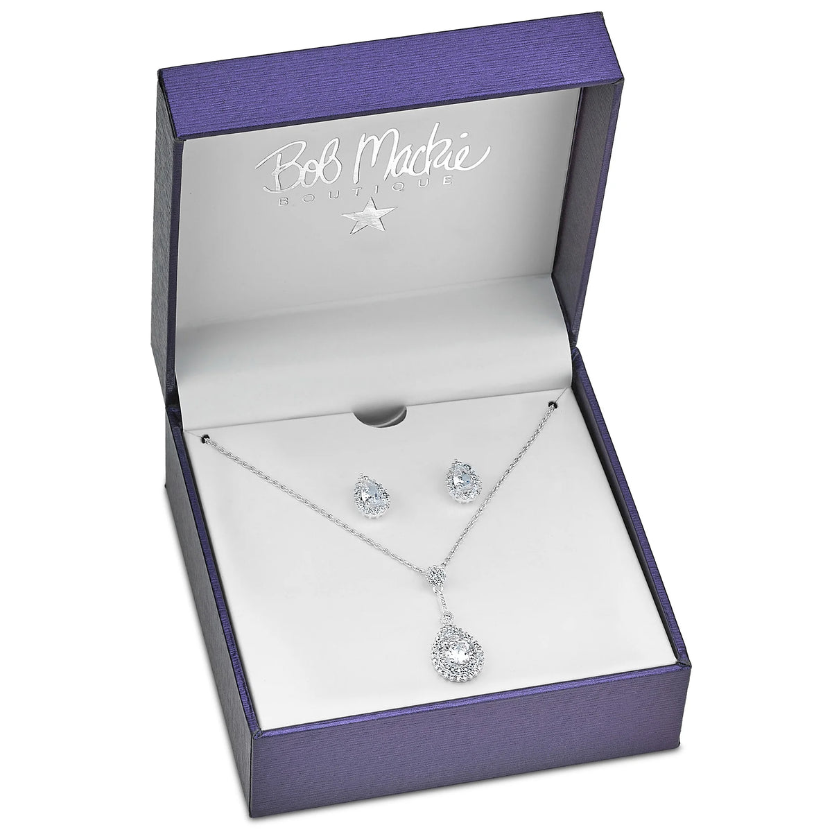 Teardrop Pendant and Matching Earring Set C3987