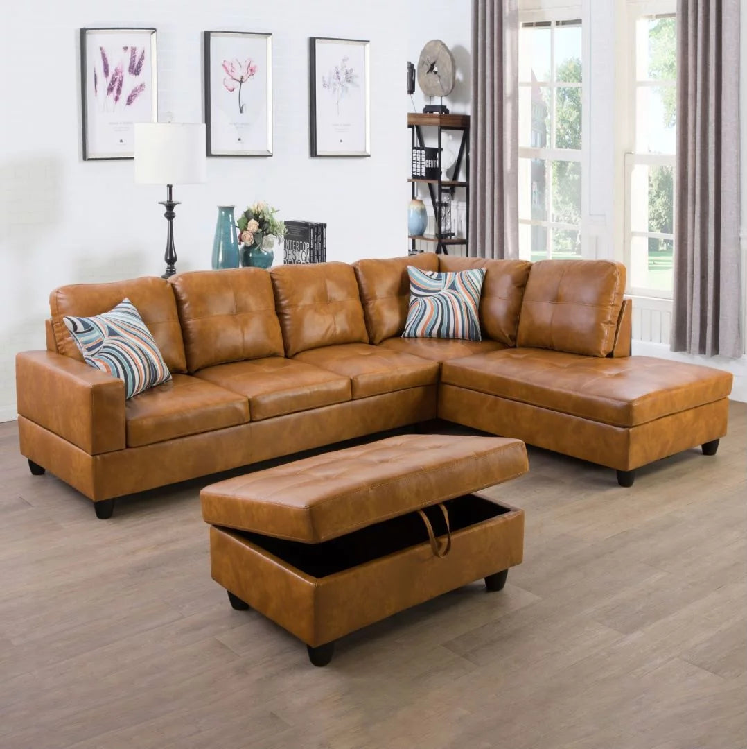 Turmeric 3-Piece Couch Sofa Set G68001