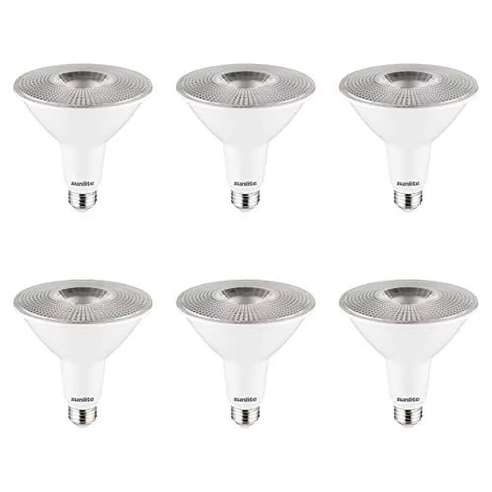 LED PAR38 Long Neck Spotlight Bulb 15 Watts Dimmable 3000K Warm White 6-Pack A6149