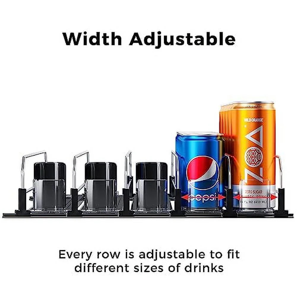 Black 5 Rows Drink Organizer L36665