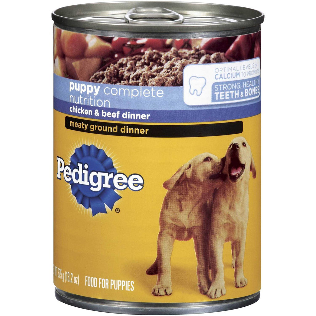 Chicken & Beef Ground Dinner Puppy Wet Dog Food W322891