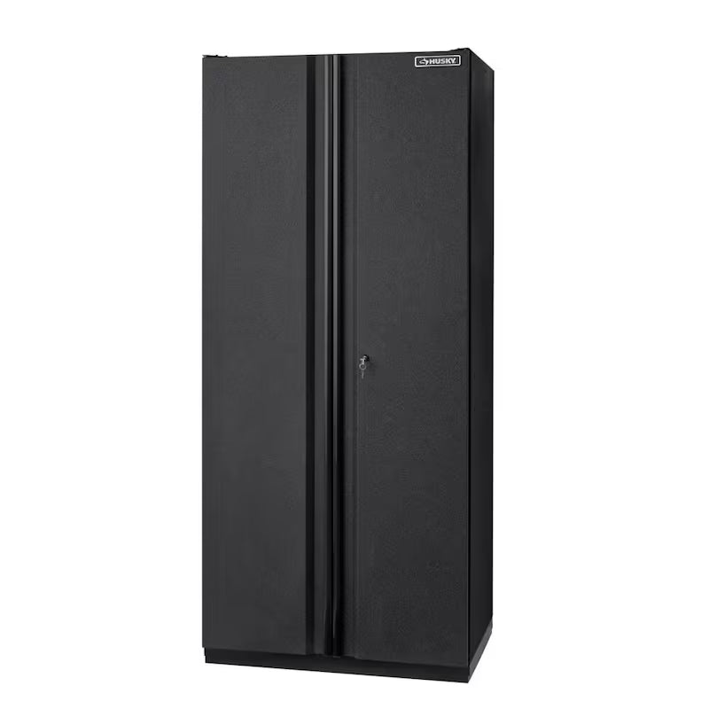 7-Piece Heavy Duty Welded Steel Garage Storage System in Black I70734