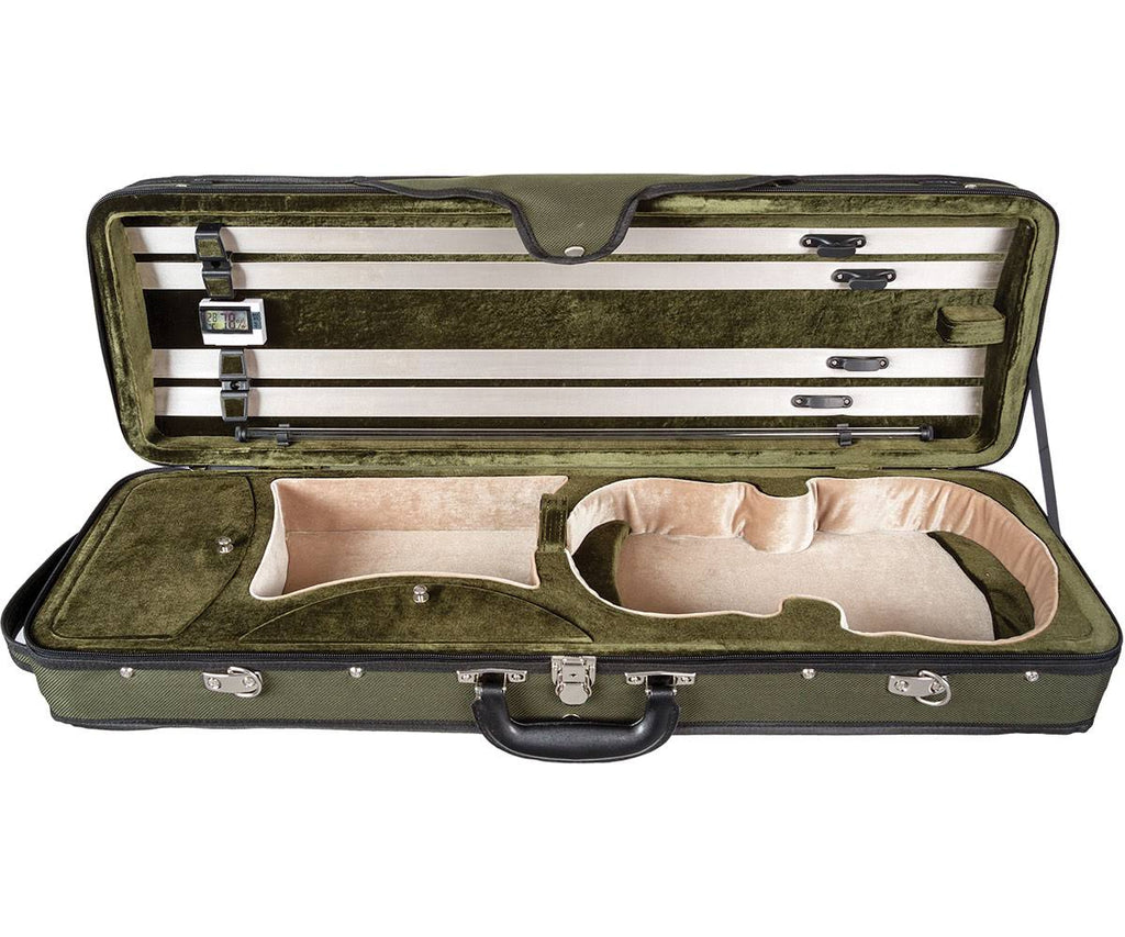 Green 4/4 Violin Case G676