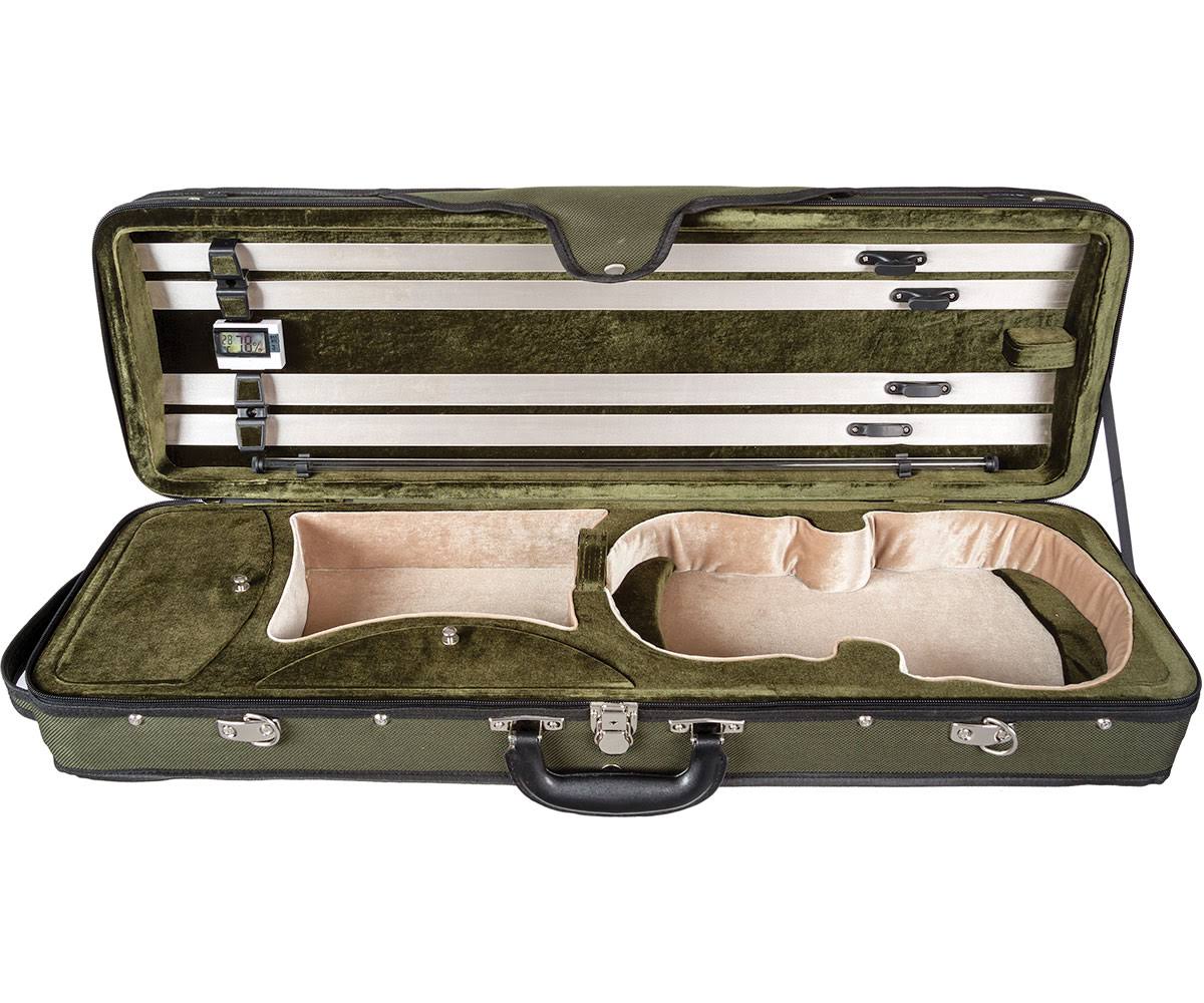 Green 4/4 Violin Case G676