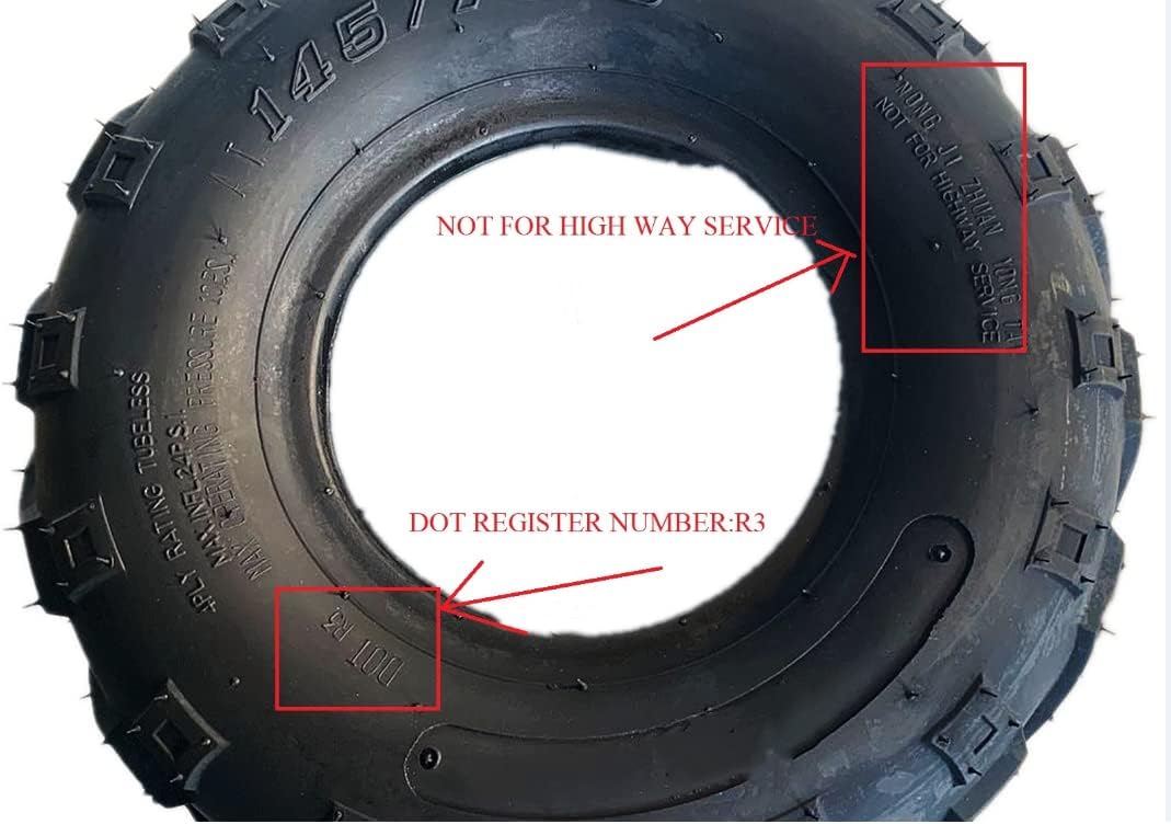 Set of 2 23X10.50-12 Lawn Mower Turf Tires 4PR Load Range B I3051