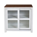 Small Two-Tone Display Cabinet D98575