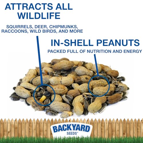 8 lb Squirrel & Chipmunk Food Mix with Sunflower Seeds, Peanuts & Corn D299768