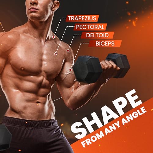 Chrome Hex Dumbbells 5-50 LBS Single N28987