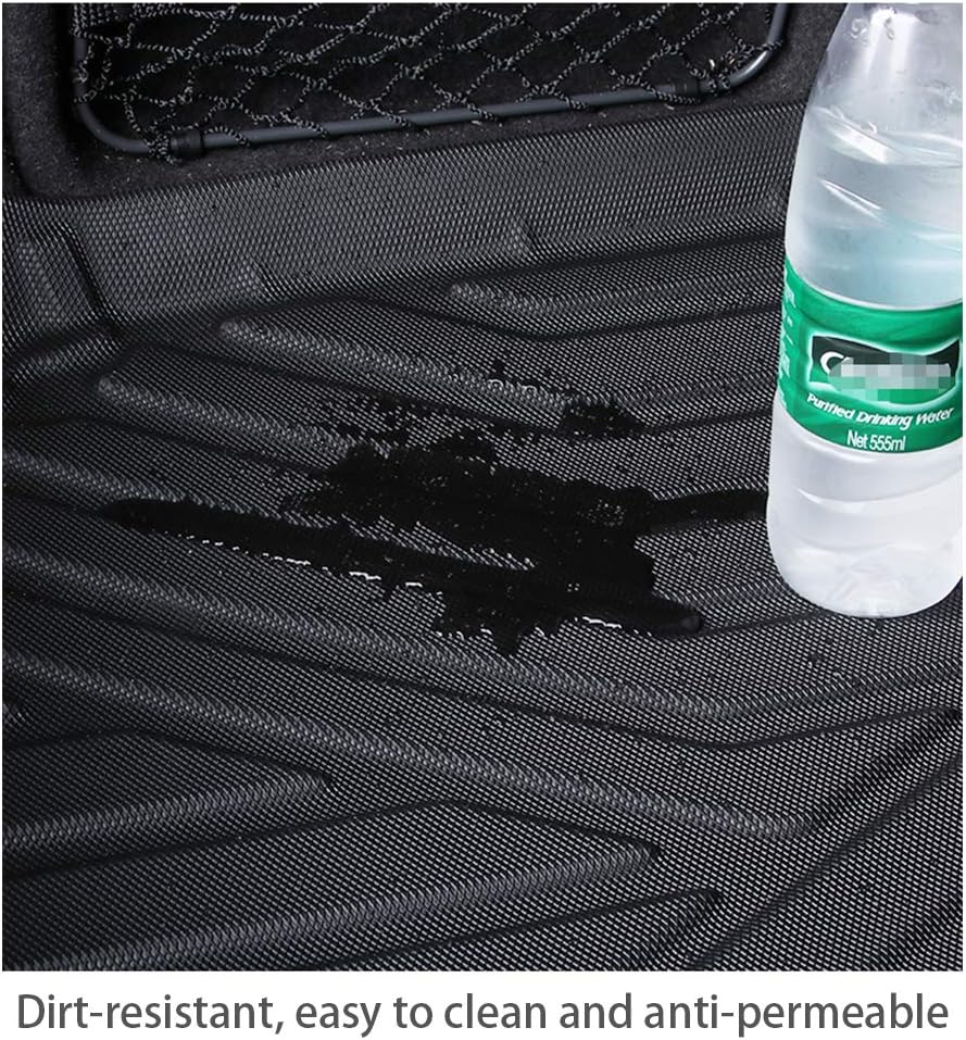 Cargo Liner Heavy Duty Rubber Waterproof Black Pack of 2 S465787