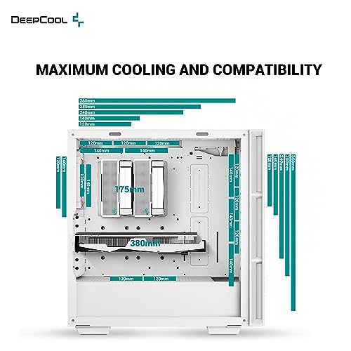 High-Airflow Mid-Tower ATX PC Case with Tempered Glass Side Panel P318