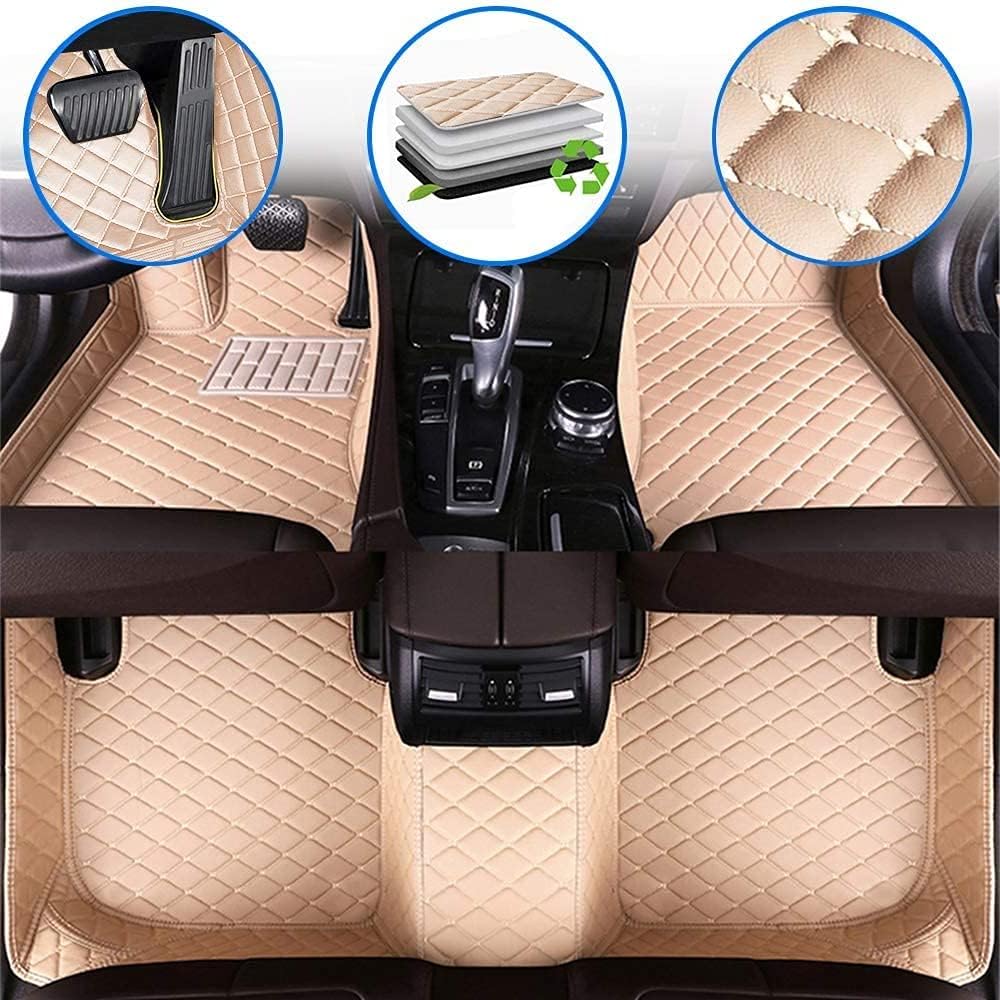 Custom Full Coverage All Weather Non-Slip Leather Car Floor Mats S521