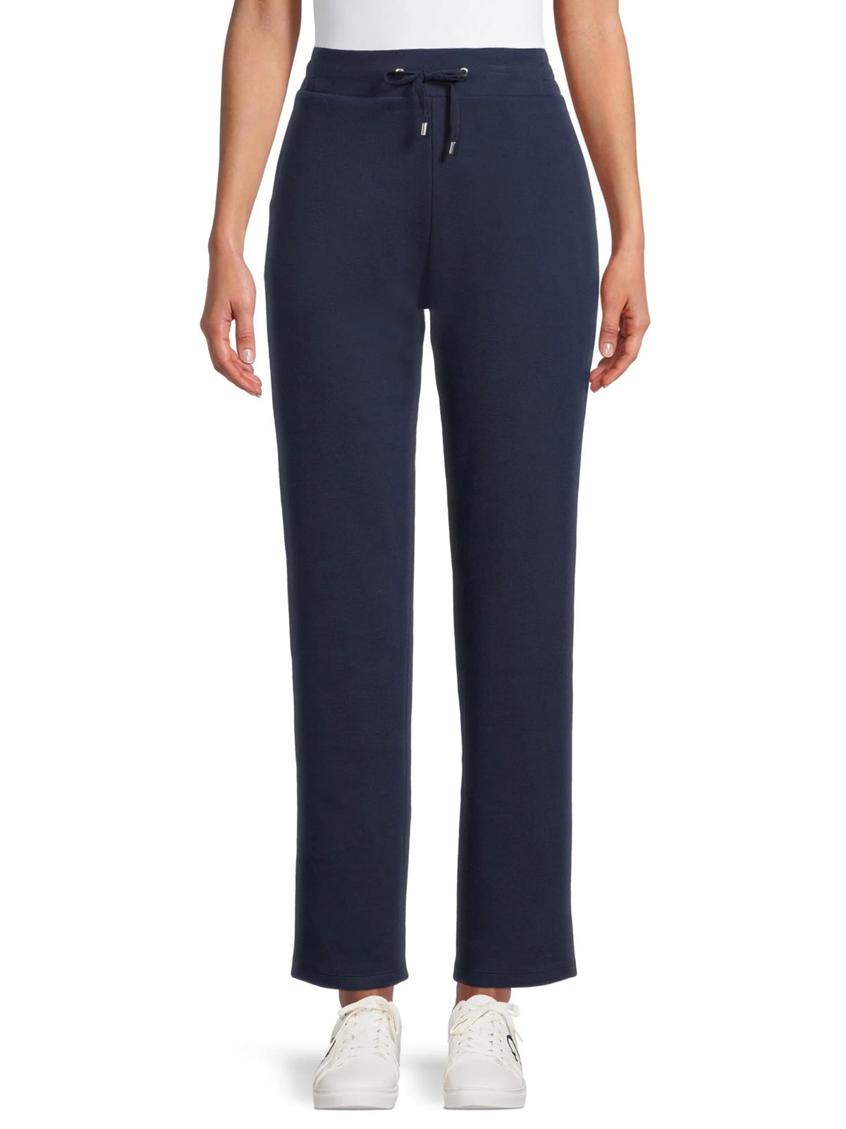 High Rise Drawstring Waist Knit Pants V487723