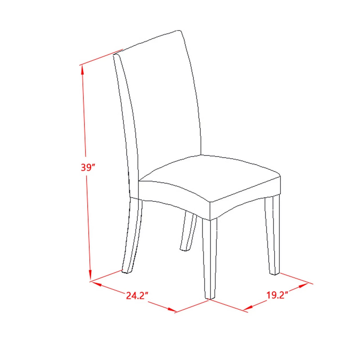 5 Piece Wood Dining Set U86678
