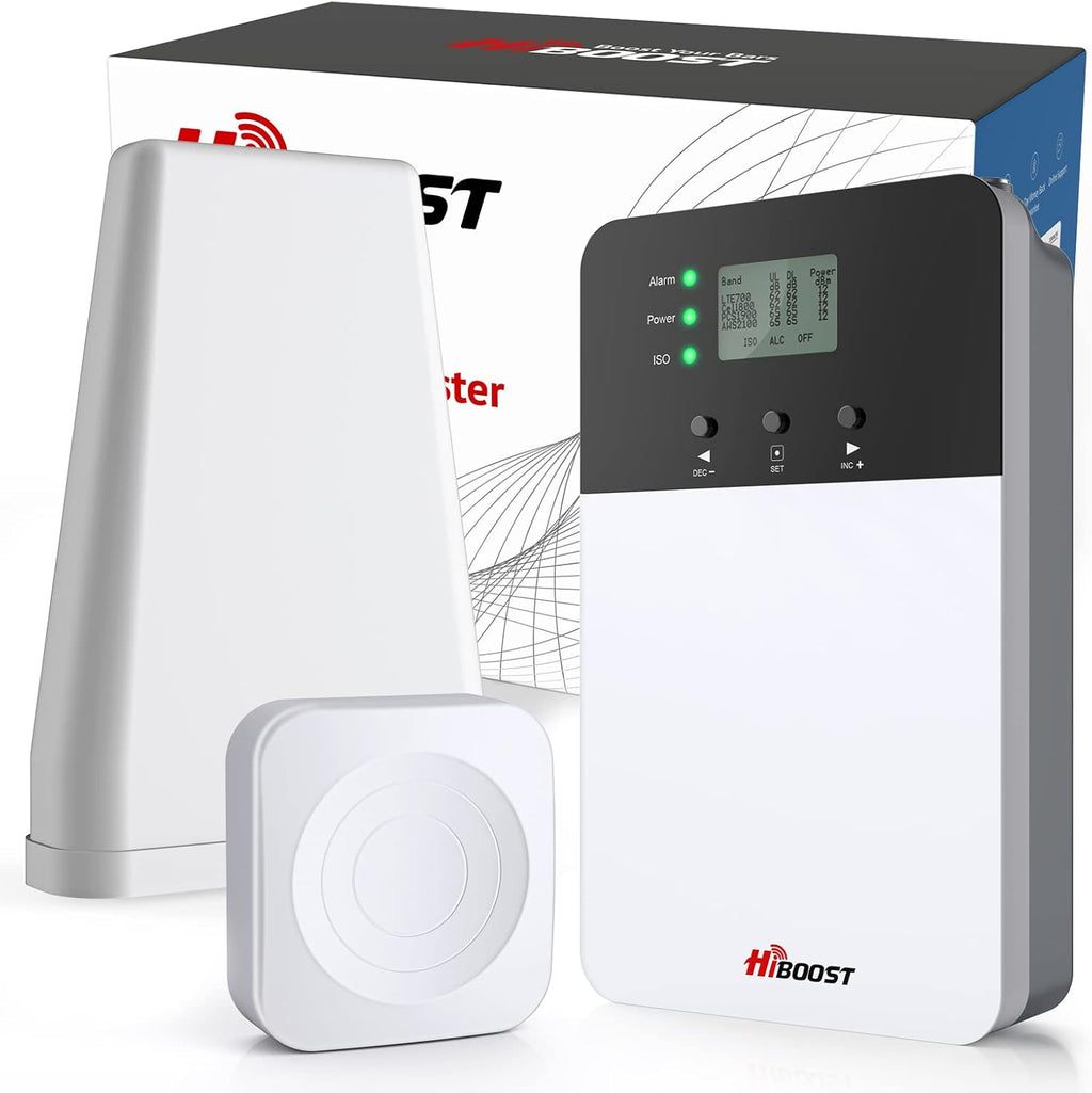 Cell Phone Signal Booster with 2 Indoor Antennas, 4G 5G LTE W661