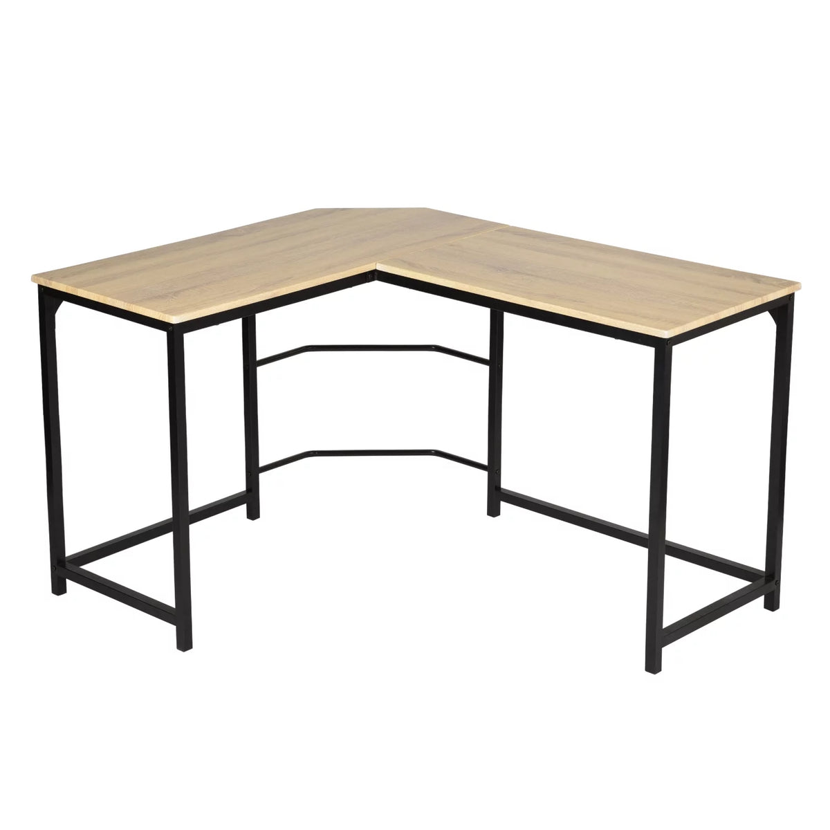 L-Shape Computer Desk with Metal Structure H8505