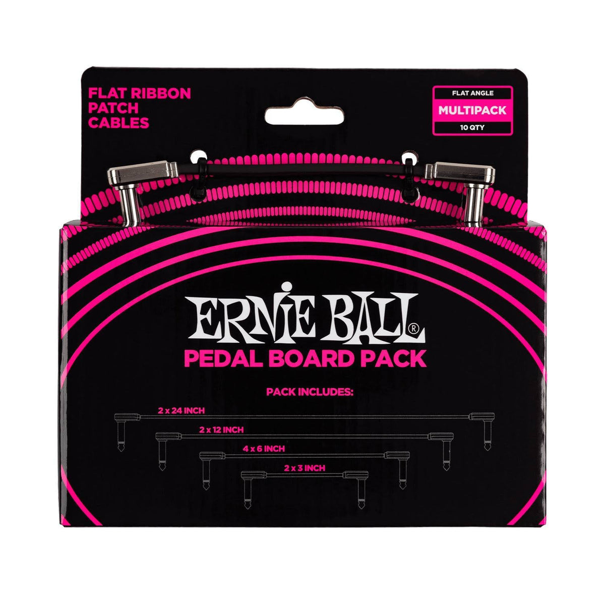 Multi Flat Ribbon Patch Cables Pedalboard Pack R73746