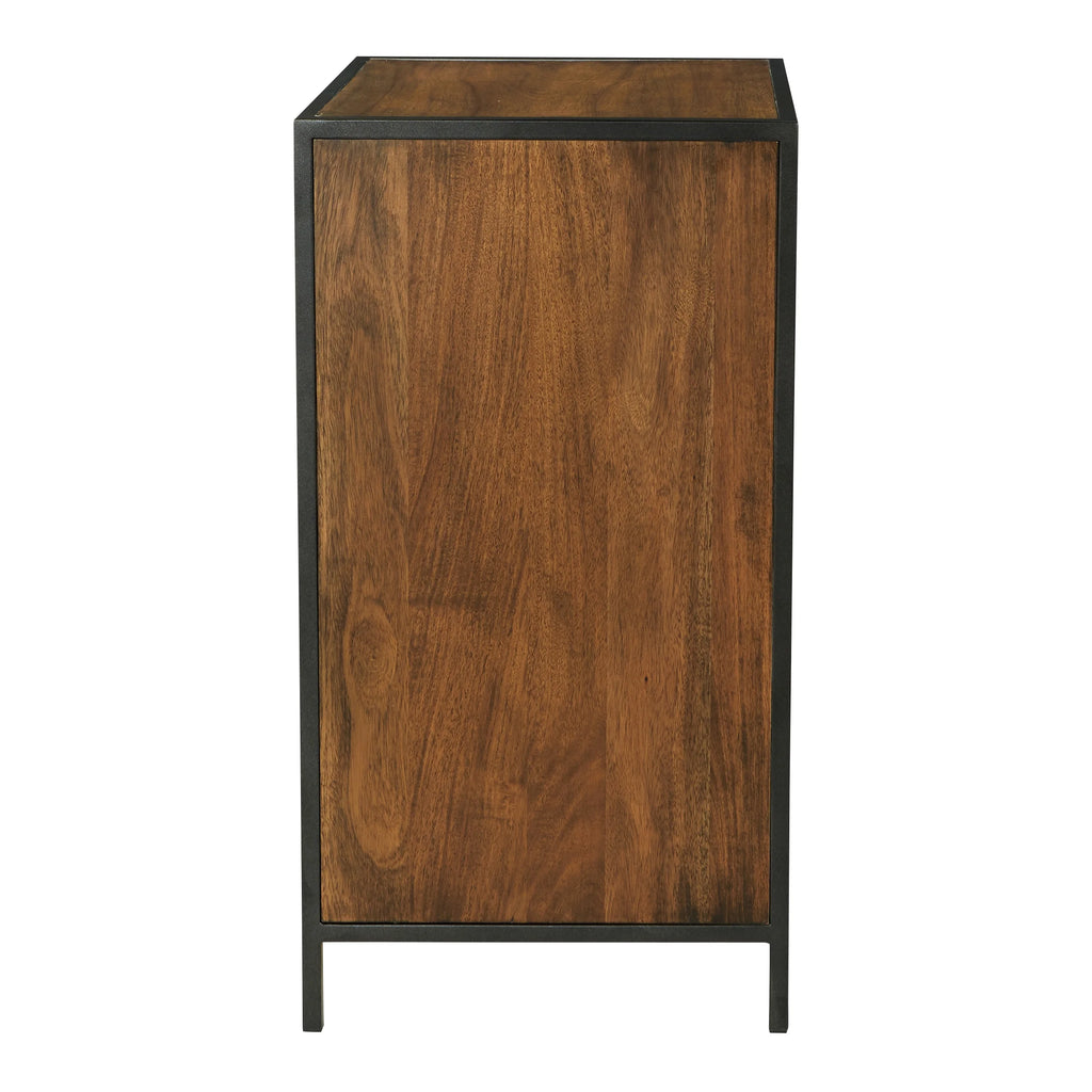Walnut Storage Cabinet with 3 Drawers X678