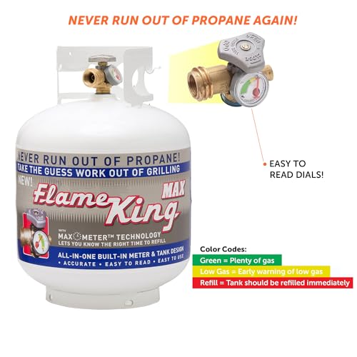 20LB Steel Propane Tank Cylinder with Valve and Gauge A346328